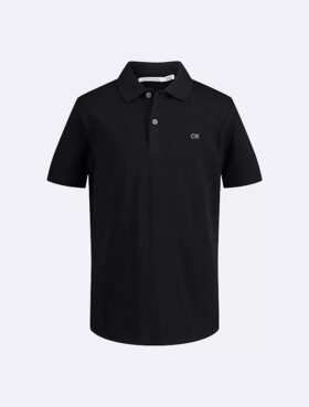 Erkek Çocuk Mikro Pike Düz Polo Gömlek