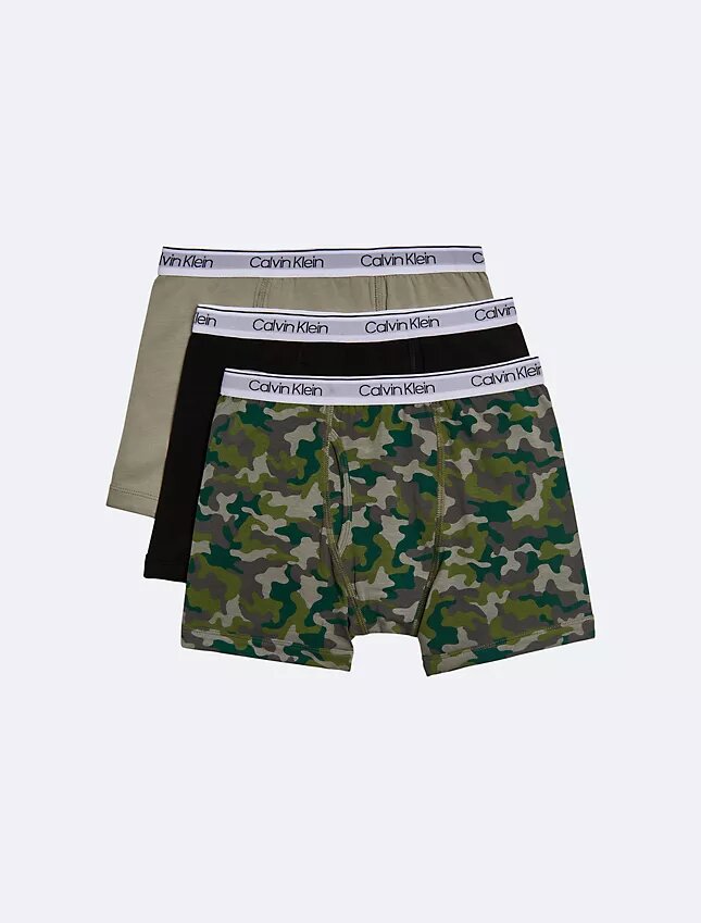 Erkek Çocuk Modern Cotton Stretch 3’lü Paket Boxer Brief Erkek Çocuk Modern Cotton Stretch 3’lü Paket Boxer Brief