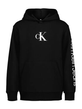 Erkek Çocuk Monogram Kapüşonlu Sweatshirt