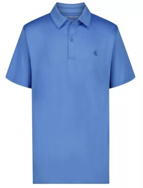 Erkek Çocuk Monogram Tech Polo Gömlek