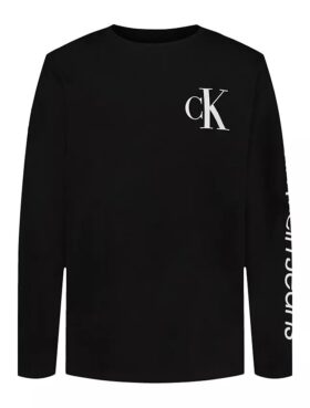 Erkek Çocuk Monogram Uzun Kollu Tişört