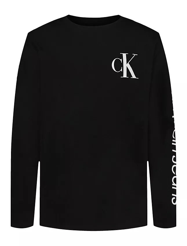 Erkek Çocuk Monogram Uzun Kollu Tişört Erkek Çocuk Monogram Uzun Kollu Tişört
