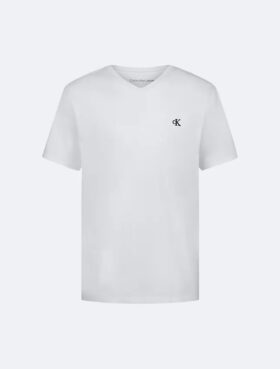 Erkek Çocuk Monogram V Yaka Tişört