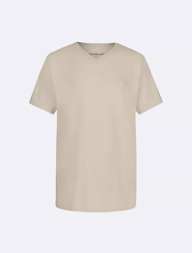 Erkek Çocuk Monogram V Yaka Tişört Erkek Çocuk Monogram V Yaka Tişört