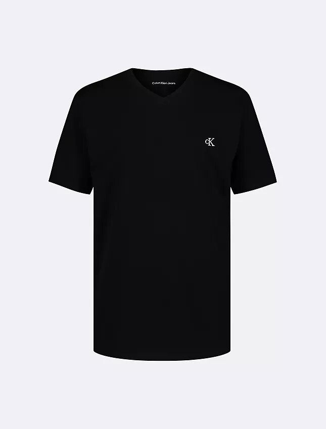 Erkek Çocuk Monogram V Yaka Tişört Erkek Çocuk Monogram V Yaka Tişört