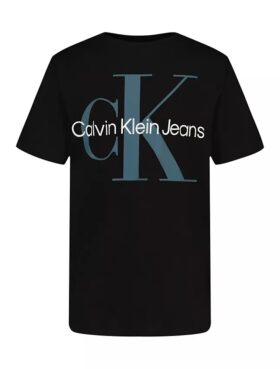 Erkek Çocuk Oversized Monogram Bisiklet Yaka Tişört
