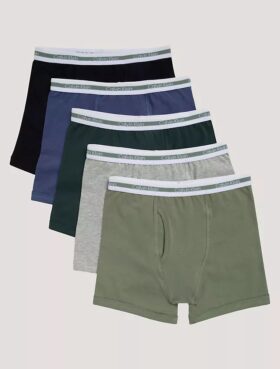 Erkek Çocuk Pamuklu Cotton Stretch 5’li Paket Boxer Brief