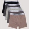 Erkek Çocuk Pamuklu Cotton Stretch 5’li Paket Boxer Brief Erkek Çocuk Pamuklu Cotton Stretch 5’li Paket Boxer Brief