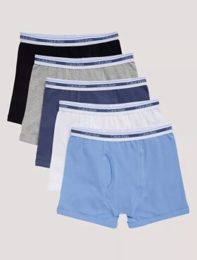 Erkek Çocuk Pamuklu Cotton Stretch 5’li Paket Boxer Brief