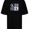 Erkek Çocuk Renk Bloklu Monogramlı Kare Tişört Erkek Çocuk Renk Bloklu Monogramlı Kare Tişört