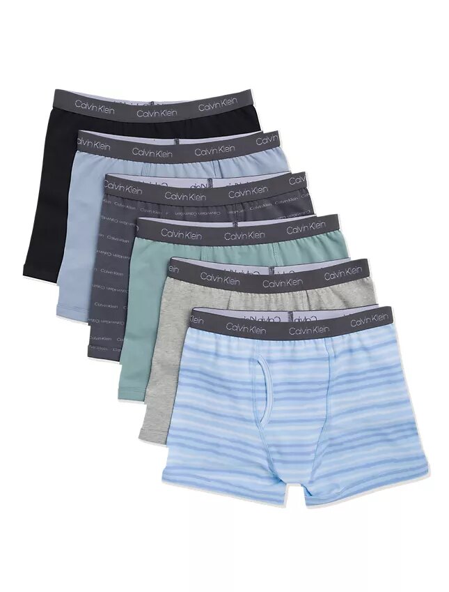 Erkek Çocuklar İçin Cotton Stretch 6’lı Boxer Brief Seti Erkek Çocuklar İçin Cotton Stretch 6’lı Boxer Brief Seti