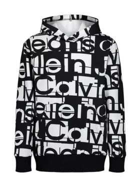 Erkek Çocuklar İçin Tonlu Grafik Logolu Kapüşonlu Sweatshirt