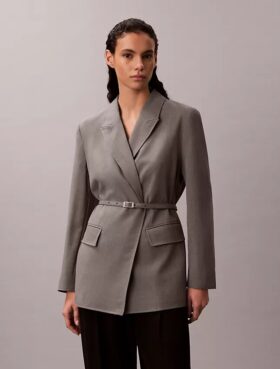 Esnek Kemerli Blazer