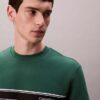 Fleece Çizgili Klasik Sweatshirt Fleece Çizgili Klasik Sweatshirt