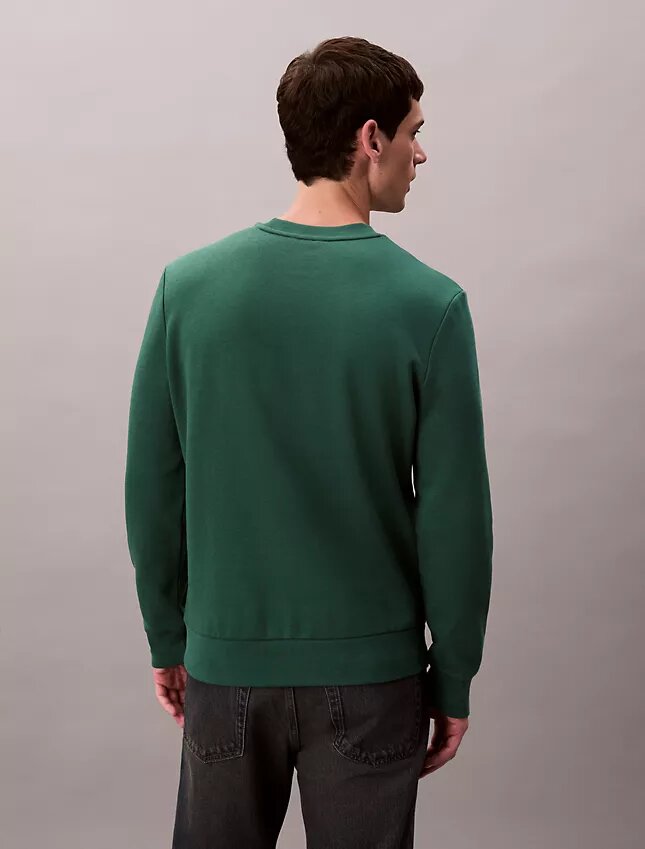 Fleece Çizgili Klasik Sweatshirt Fleece Çizgili Klasik Sweatshirt