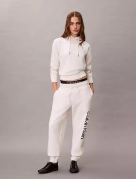Fleece Logo Grafik Jogger Pantolon