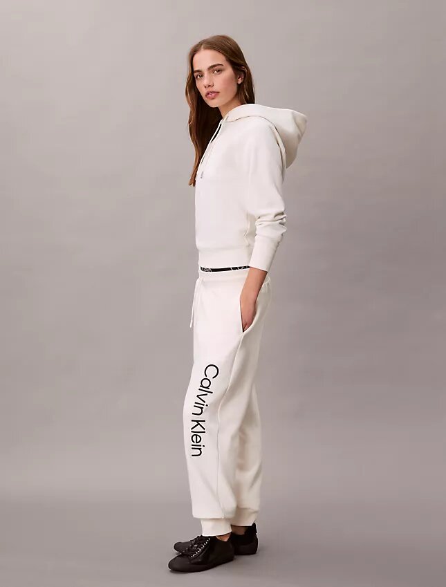 Fleece Logo Grafik Jogger Pantolon Fleece Logo Grafik Jogger Pantolon