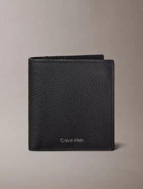 Folyo Kabartmalı Logo İnce İkiye Katlanan Cüzdan