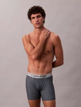Fırçalanmış Mikrofiber Streç Boxer Brief