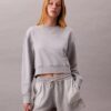 Fransız Havlu Kumaştan Kısa Kesim Rahat Sweatshirt Fransız Havlu Kumaştan Kısa Kesim Rahat Sweatshirt