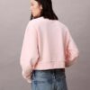 Fransız Havlu Kumaştan Kısa Kesim Rahat Sweatshirt Fransız Havlu Kumaştan Kısa Kesim Rahat Sweatshirt