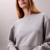Fransız Havlu Kumaştan Kısa Kesim Rahat Sweatshirt Fransız Havlu Kumaştan Kısa Kesim Rahat Sweatshirt