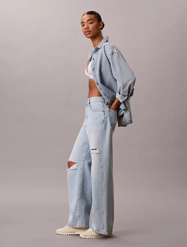 Geniş Paça Jeanler Geniş Paça Jeanler