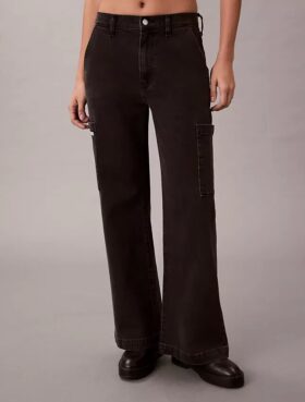 Geniş Paça Kargo Jean