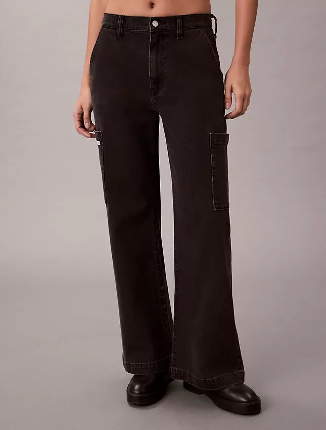 Geniş Paça Kargo Jean Geniş Paça Kargo Jean