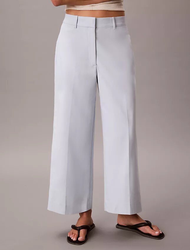 Geniş Paça Kısa Chino Pantolon Geniş Paça Kısa Chino Pantolon