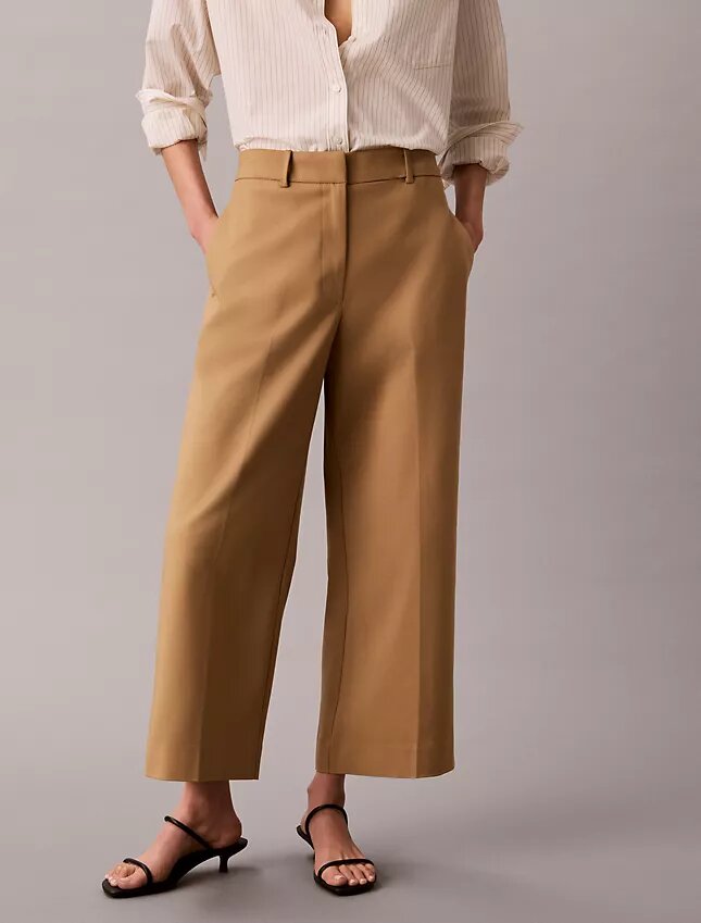 Geniş Paça Kısa Chino Pantolon Geniş Paça Kısa Chino Pantolon