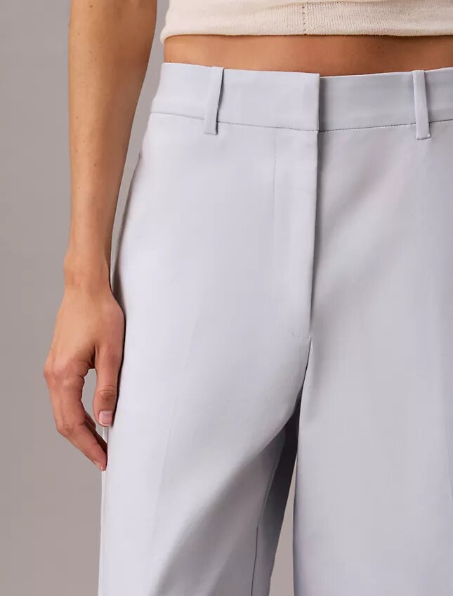 Geniş Paça Kısa Chino Pantolon Geniş Paça Kısa Chino Pantolon