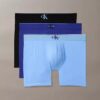 Grafik Monogram Cotton Stretch 3’lü Paket Bokser Brief