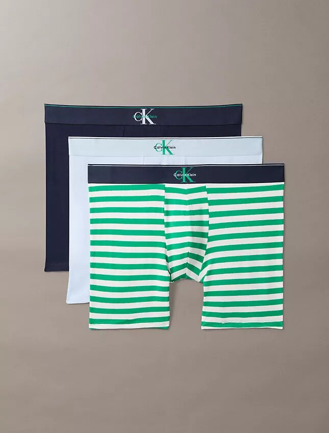 Grafik Monogram Cotton Stretch 3’lü Paket Bokser Brief Grafik Monogram Cotton Stretch 3’lü Paket Bokser Brief