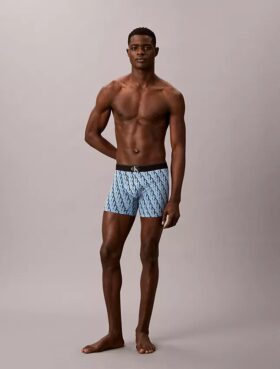 Grafik Monogram Cotton Stretch 3’lü Paket Bokser Brief Grafik Monogram Cotton Stretch 3’lü Paket Bokser Brief