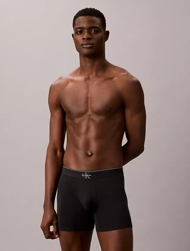 Grafik Monogram Cotton Stretch 3’lü Paket Bokser Brief Grafik Monogram Cotton Stretch 3’lü Paket Bokser Brief