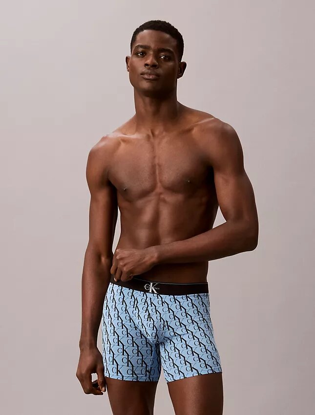 Grafik Monogram Cotton Stretch 3’lü Paket Bokser Brief Grafik Monogram Cotton Stretch 3’lü Paket Bokser Brief