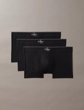 Grafik Monogram Cotton Stretch 3’lü Trunk Kısa Bokser