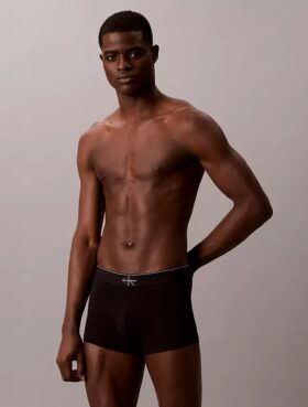 Grafik Monogram Cotton Stretch 3’lü Trunk Kısa Bokser