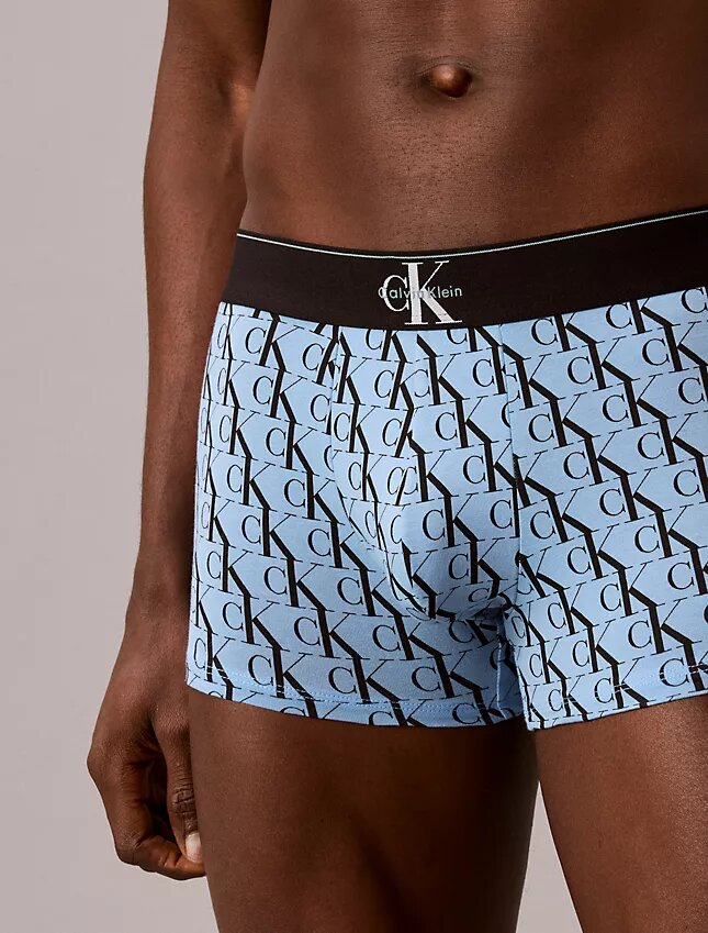 Grafik Monogram Cotton Stretch 3’lü Trunk Paket Grafik Monogram Cotton Stretch 3’lü Trunk Paket