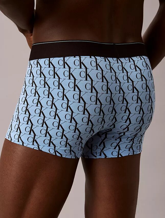 Grafik Monogram Cotton Stretch 3’lü Trunk Paket Grafik Monogram Cotton Stretch 3’lü Trunk Paket