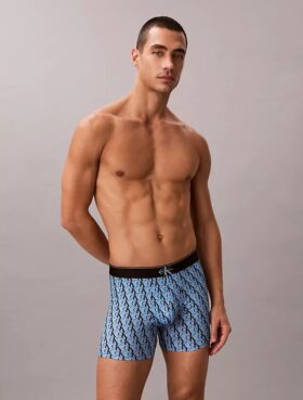 Grafik Monogram Mikrofiber Streç Boxer Brief Grafik Monogram Mikrofiber Streç Boxer Brief