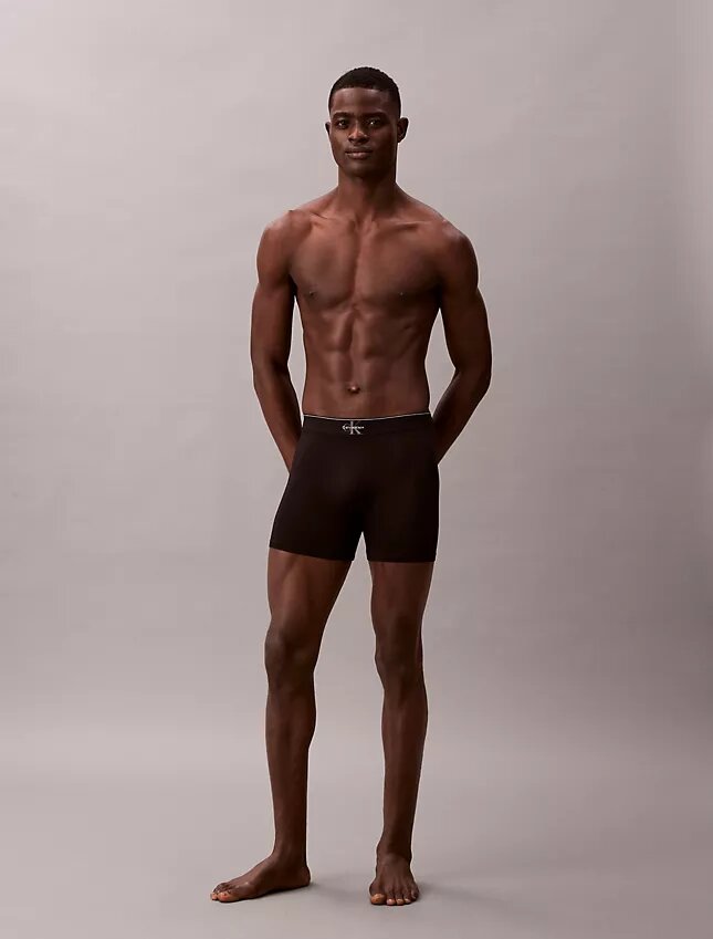 Grafik Monogram Mikrofiber Streç Boxer Brief Grafik Monogram Mikrofiber Streç Boxer Brief