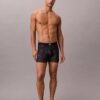 Grafik Monogram Mikrofiber Streç Boxer Brief Grafik Monogram Mikrofiber Streç Boxer Brief