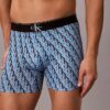 Grafik Monogram Mikrofiber Streç Boxer Brief Grafik Monogram Mikrofiber Streç Boxer Brief