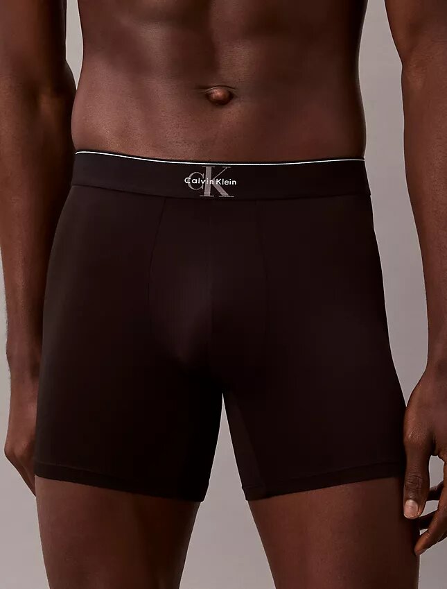 Grafik Monogram Mikrofiber Streç Boxer Brief Grafik Monogram Mikrofiber Streç Boxer Brief