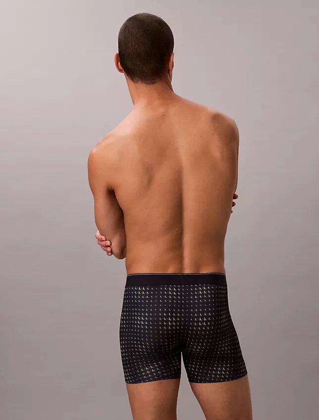 Grafik Monogram Mikrofiber Streç Boxer Brief Grafik Monogram Mikrofiber Streç Boxer Brief