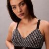 Grafik Monogram Mikrofiber Streç Hafif Astarlı Bralette Grafik Monogram Mikrofiber Streç Hafif Astarlı Bralette