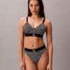Grafik Monogram Mikrofiber Streç Hafif Astarlı Bralette Grafik Monogram Mikrofiber Streç Hafif Astarlı Bralette