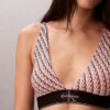 Grafik Monogram Mikrofiber Streç Hafif Astarlı Üçgen Bralette Grafik Monogram Mikrofiber Streç Hafif Astarlı Üçgen Bralette